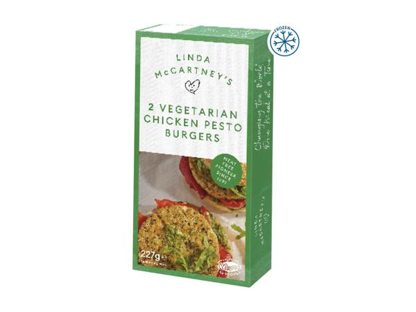 Linda McCartney's 2 Vegetarian Chicken Pesto Burgers
