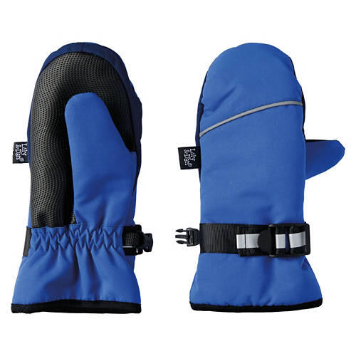 Children's Waterproof Winter Mittens - Blue, S