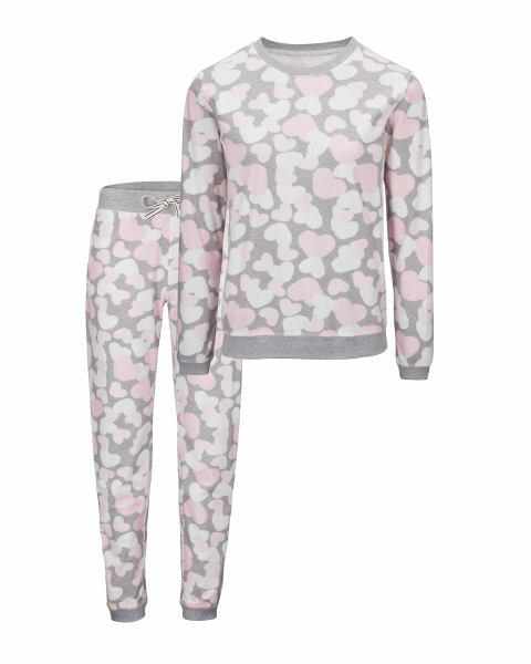 Avenue Ladies' Heart Cosy Pyjamas
