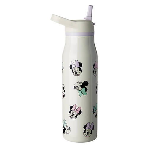 Character SS Bottle - Cream/Purple / Minnie Mouse