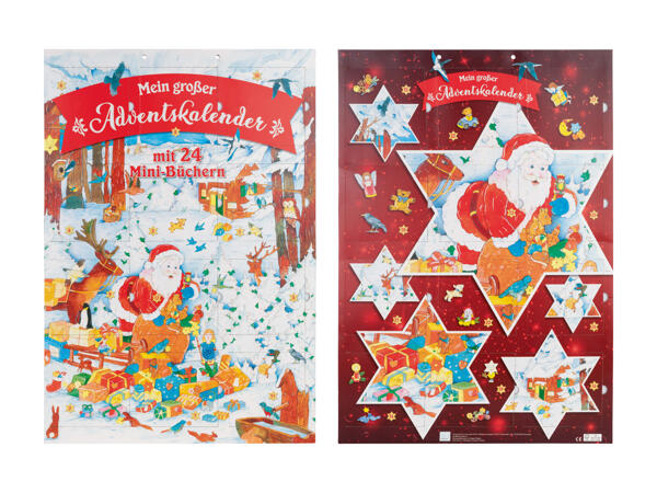 Calendrier de l'Avent avec 24 mini-livres (uniquement en Suisse alémanique)