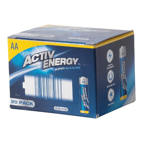 ACTIV ENERGY(R) 				Alkali-Batterien, 20 St.