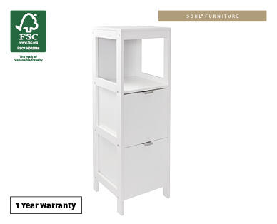 Bathroom Shelves with Drawers