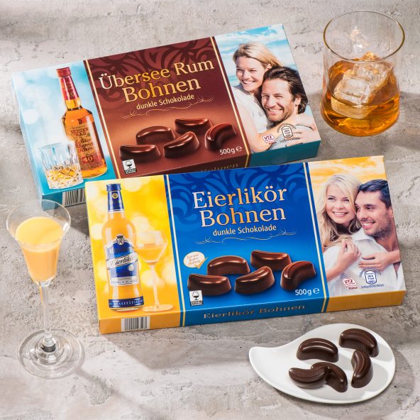 Chokolade med rom eller æggelikør