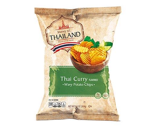 Journey To... 
 India and Thailand Tandoori Barbecue or Thai Curry Potato Chips