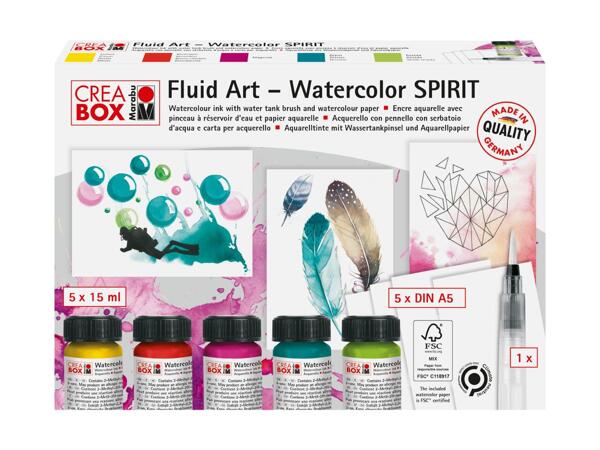 Set colori Marabu per tecnica di pittura fluida (valido solo nella Svizzera tedesca)