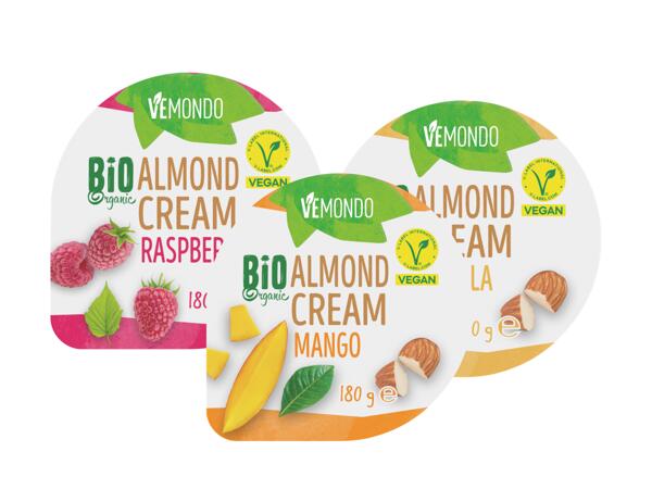 Organic almond-based dessert