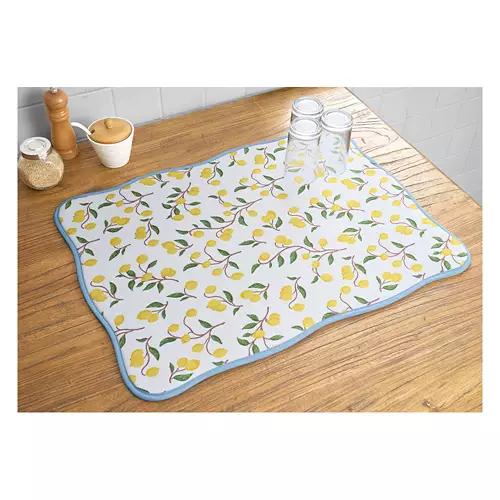 18" x 24" Reversible Oversized Drying Mat - Lemons