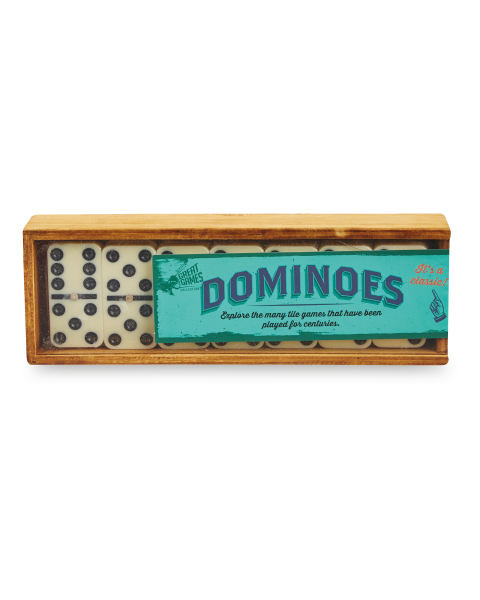 Dominoes Matchbox Wooden Game