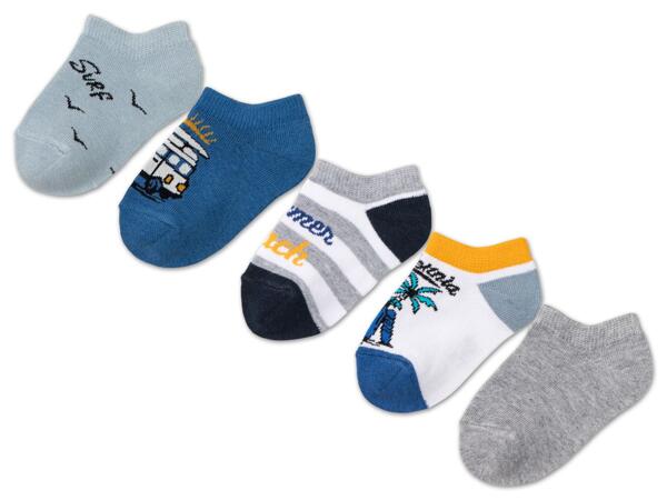 Kleinkinder Sneakersocken, 5 Paar