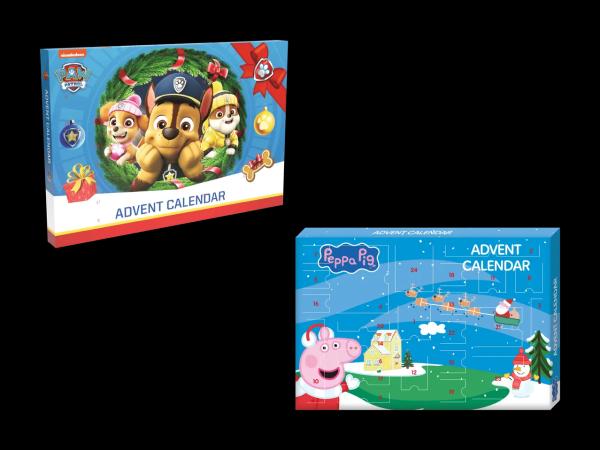 Calendrier de l'Avent "La Pat' Patrouille"/"Peppa Pig"