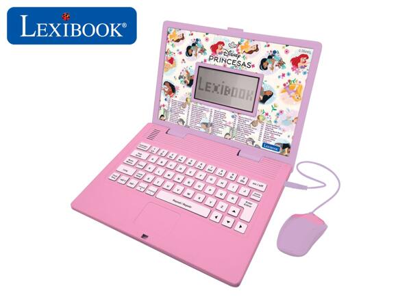 Lexibook Bilingual Educational Laptop: English/Spanish - Disney Princess