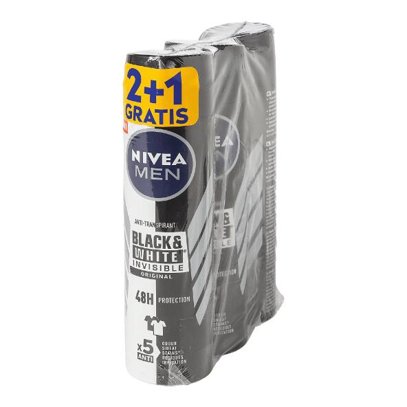 NIVEA(R) 				Déodorant pour hommes, 3 pcs
