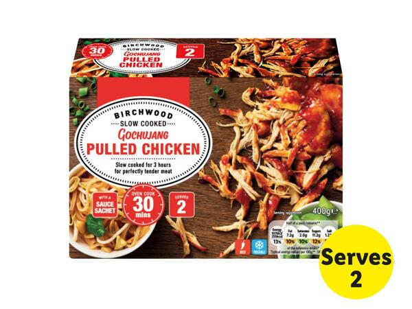 Birchwood Pulled Chicken with Gochujang Sauce