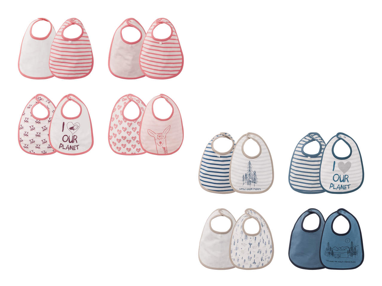 Bavoir pour bébé, lot de 2