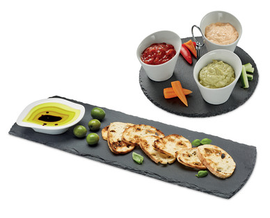 Slate Serving/Dipping Set