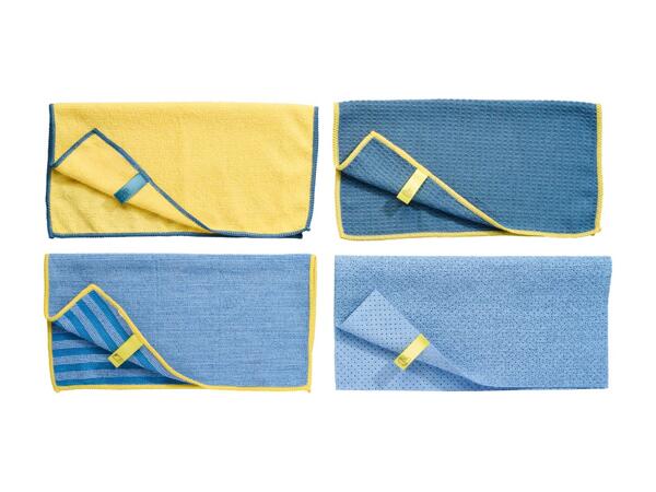 Chiffons en microfibres, 4 pièces