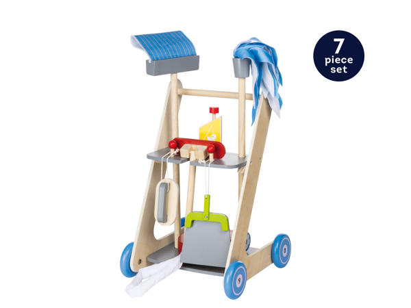 Wooden Cleaning Cart