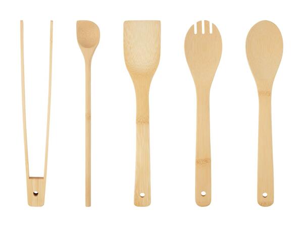 Ustensiles de cuisine en bambou