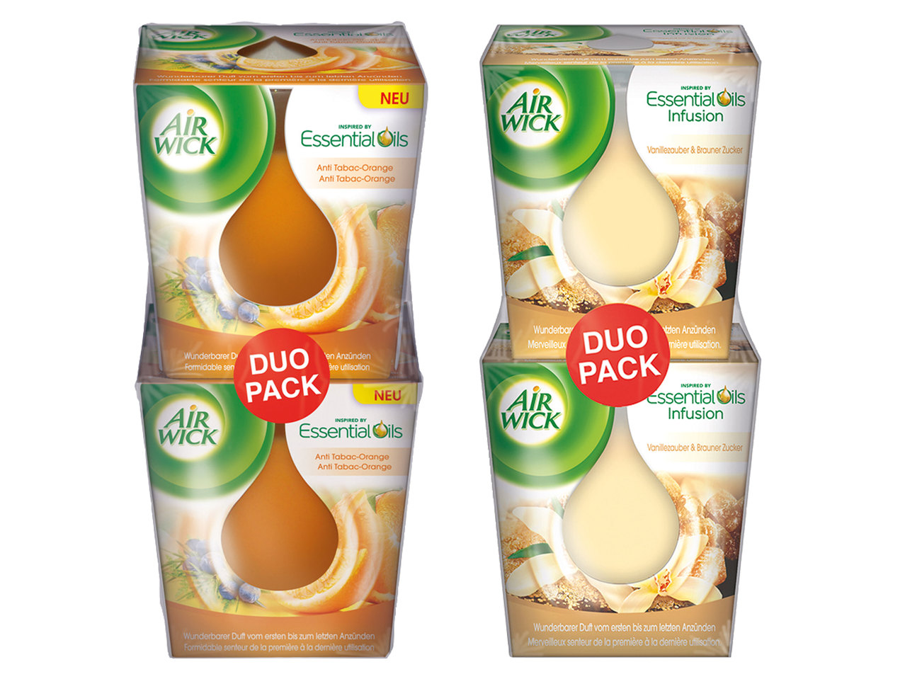 AIRWICK Wohlfühl Duftkerzen
