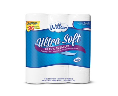 Willow Mega Roll Ultra Soft Bath Tissue