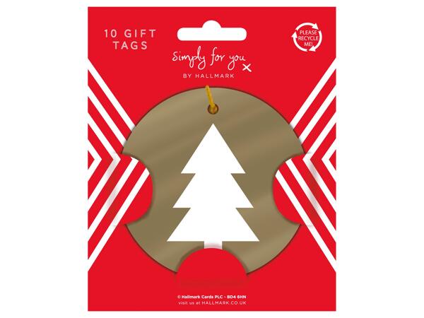 Christmas Foil Tags