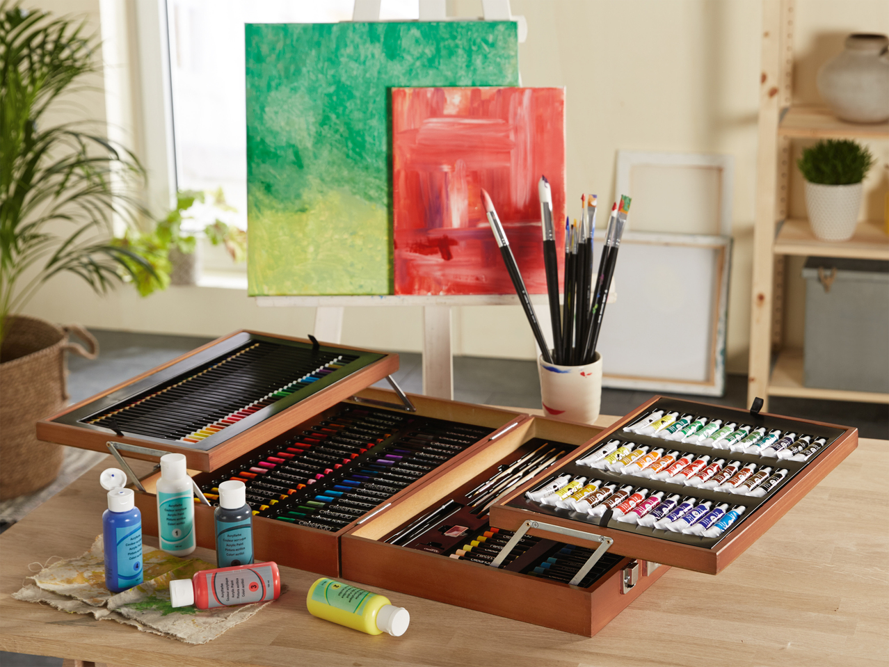 Coffret à dessin et peinture