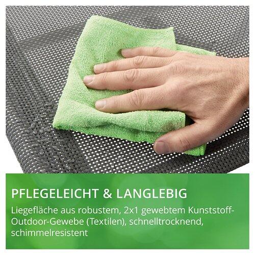LECO LECO Sonnenliege Nele anthrazit