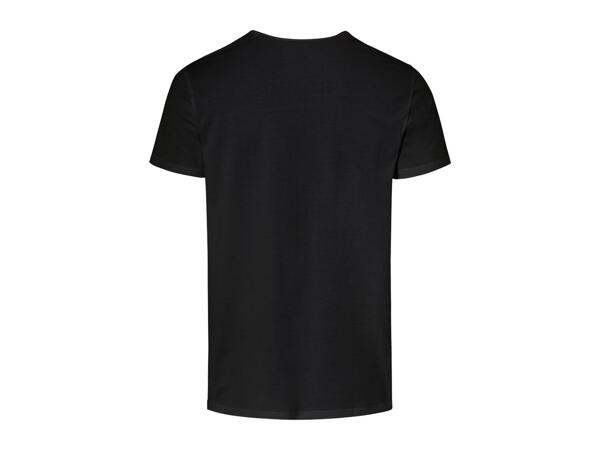 Livergy Men's Black T-Shirts - 3 Pack