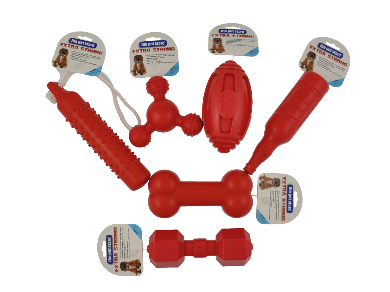 Extra Strong Rubber Dog Toys1