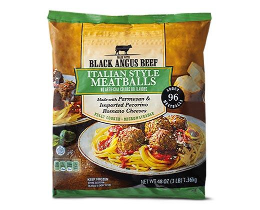 Black Angus Premium Beef Meatballs Original or Italian