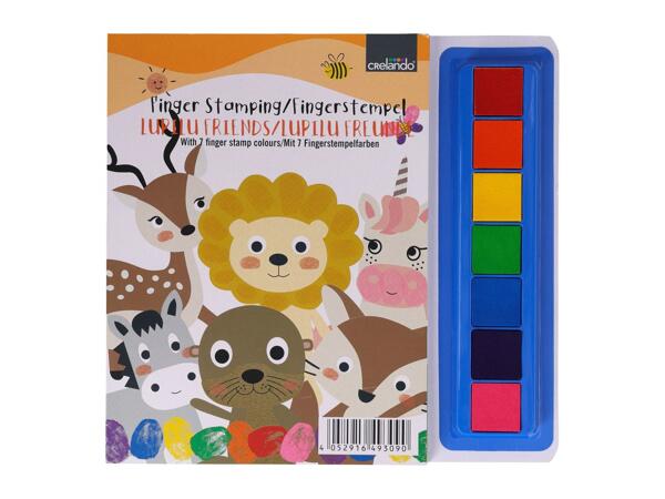 Crelando Finger Stamp Set - Lupilu Friends