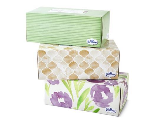 Willow 
 3-Pack Facial Tissue
