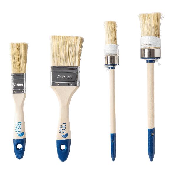 DECO CRAFT(R) 				Lot de brosses, 4 pcs