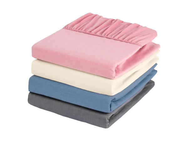 Chambray-Spannbettlaken