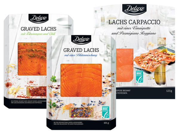 DELUXE Graved Lachs/Lachscarpaccio