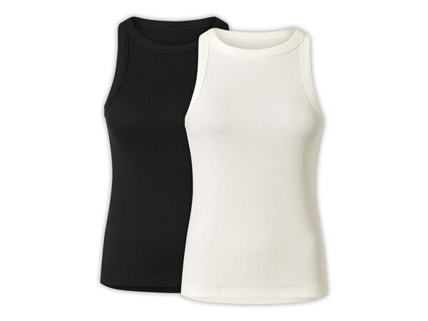 Ladies' Vest Tops, 2 Pieces