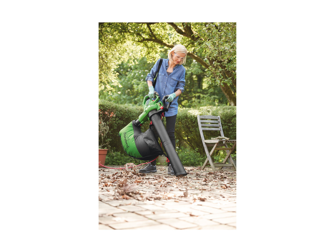Florabest 3-in-1 Electric Leaf Vacuum and Blower1
