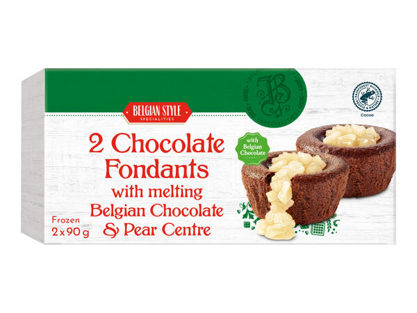 Belgian Style 2 Chocolate Fondants