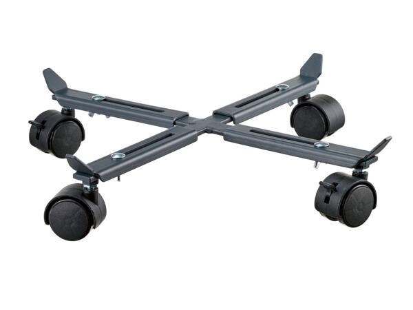 Adjustable plant roller with castors