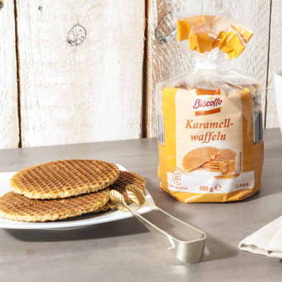 Vafler med karamel