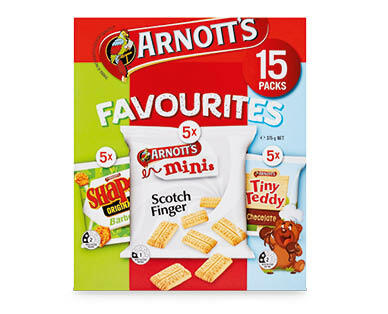 Arnott's Favourites Variety Box 15pk/375g