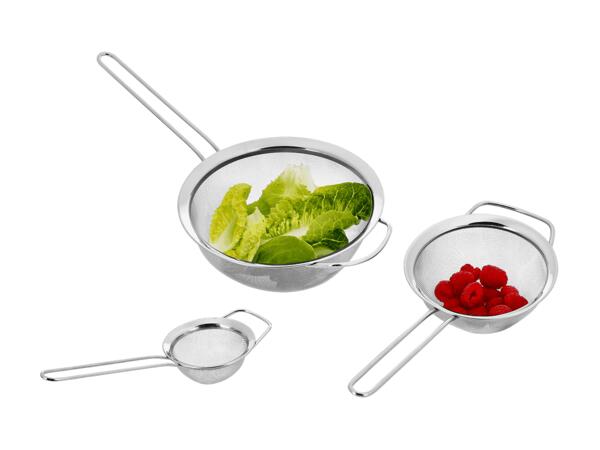 Set de passoires en inox, 3 pièces