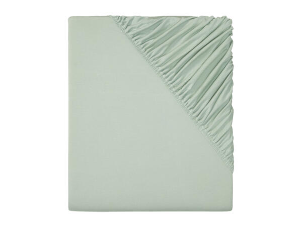 Livarno Home Jersey Fitted Sheet - King Size
