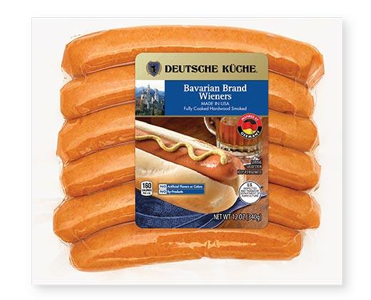 Deutsche Küche Bavarian Brand Wieners Original or Mustard