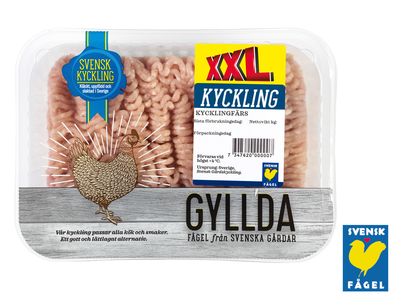 KYCKLINGFÄRS XXL