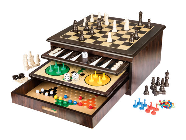 10-in-1 Wooden Game Collection