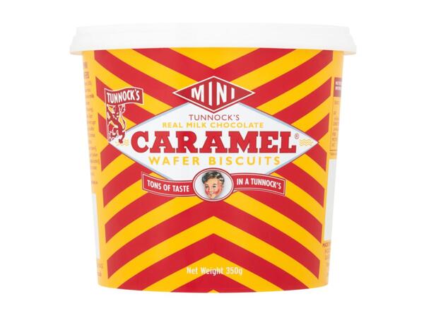 Tunnocks Mini Caramel Wafer Tub