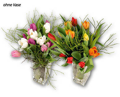 Bunter Tulpenstrauss