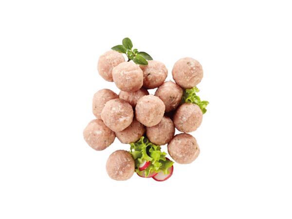 Turkey and Pork Meatballs